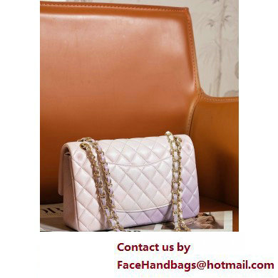 Chanel Gradient Lambskin  &  Gold-Tone Metal Classic Flap 11.12 Handbag A01112 Pink/Purple 2025